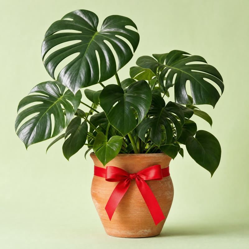 Monstera in Terracotta pot